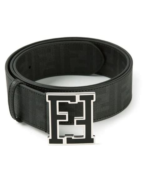 fendi zucca havana belt|genuine fendi belt.